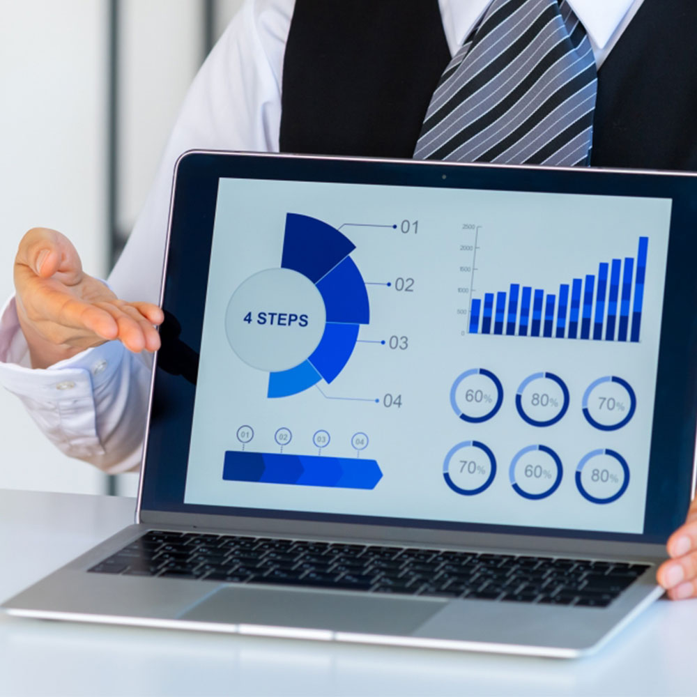 売上から逆算した<br>広告設計を行います